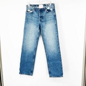 Revice Mid-Rise Straight Leg Jeans
